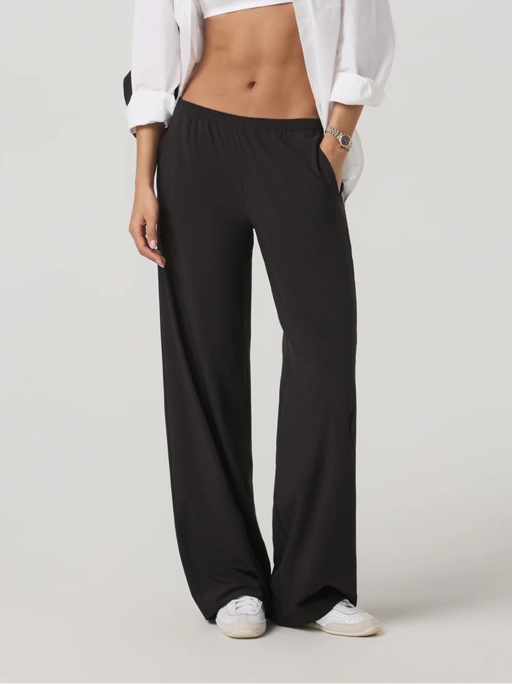 Vuori Villa Everyday Wide Leg Pants Black